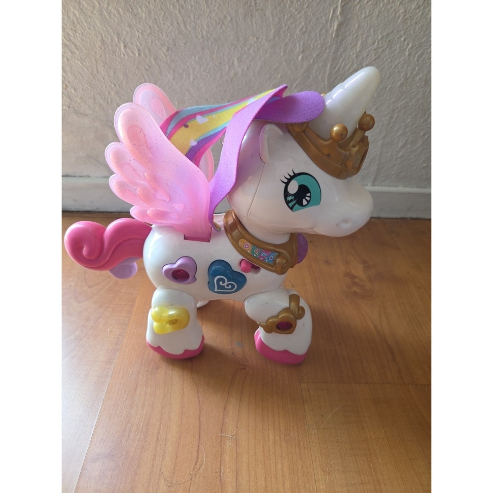 Interactive Unicorn Toy with Lights Sounds Wings Crown Princess Fantasy